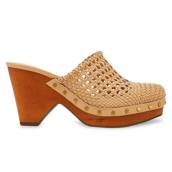 Veronica Beard- Hardie Woven Leather Clogs - Picture 4 of 4